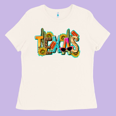 Texas Summer Ladies Tee Designed By Texasbilliewilder