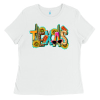White texas summer Ladies Tee - texasbilliewilder