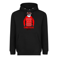 Black Christmas Buldog Heavyweight Hoodie - Bettercallsaul
