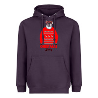 Plum Christmas Buldog Heavyweight Hoodie - Bettercallsaul