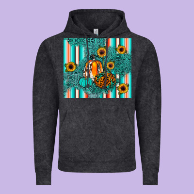 Pumpkin Vintage Hoodie Designed By Jahusdesignshop