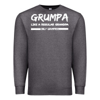 Charcoal Heather Grumpa Premium Sweatshirt - Bettercallsaul