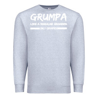 Heather Grey Grumpa Premium Sweatshirt - Bettercallsaul