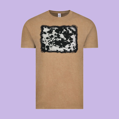 Cowhide Background Vintage Tee Designed By Adodesignshop