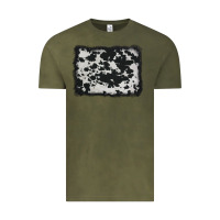 Vintage Olive cowhide background Vintage Tee - AdoDesignShop