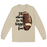 Mushroom i ll always be his biggest fan Long Sleeve Tee - MaliasSmallBusiness