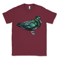 Burgundy East İndie Duck Classic Tee - LillyAllenDesigns