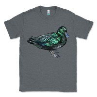 Charcoal Heather East İndie Duck Classic Tee - LillyAllenDesigns