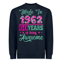 Navy made in 1962, 60 years of being awesome Heavyweight Sweatshirt - Jasminsmagicworld