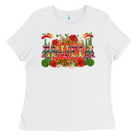 White abuela Ladies Tee - Zillion Design Studio