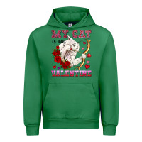 Emerald my cat is my valentine Urban Hoodie - OliviaCreatesArt