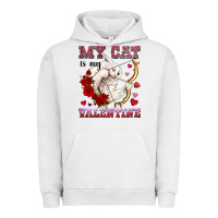 Pigment Lunar Rock my cat is my valentine Urban Hoodie - OliviaCreatesArt