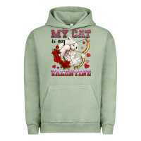 My Cat Is My Valentine Urban Hoodie | Teevron