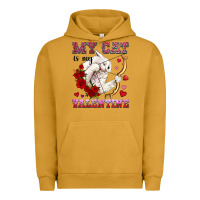 Pigment Peanut Butter my cat is my valentine Urban Hoodie - OliviaCreatesArt