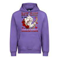 Tulip my cat is my valentine Urban Hoodie - OliviaCreatesArt