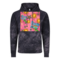 Cloud Black summer time of the sun seamless pattern Vintage Hoodie - BundleAndBundleShop