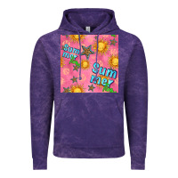 Cloud Purple summer time of the sun seamless pattern Vintage Hoodie - BundleAndBundleShop