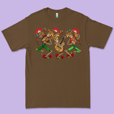 Mexican Skeletons Premium Tee Designed By Cts Tumbler Store