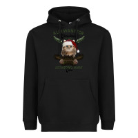 Black All I Want For Christmas Is You Just Kidding I Want Cats Heavyweight Hoodie - Bettercallsaul