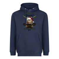 Navy All I Want For Christmas Is You Just Kidding I Want Cats Heavyweight Hoodie - Bettercallsaul