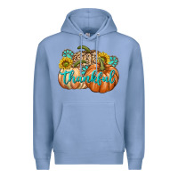 Colony Blue Thankful Premium Hoodie - texasbilliewilder