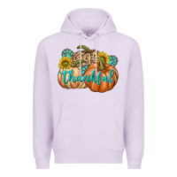 Lilac Thankful Premium Hoodie - texasbilliewilder