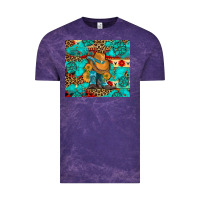 Cloud Purple cowboy boots with turquoise and aztec Vintage Tee - Artiststas