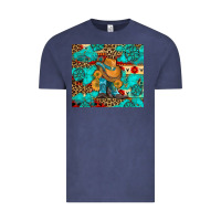 Vintage Denim cowboy boots with turquoise and aztec Vintage Tee - Artiststas