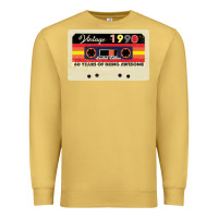 Antique Gold vintage 1990 60th birthday cassette 30 years old 60 years Premium Sweatshirt - Bettercallsaul