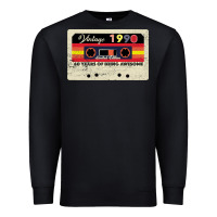 Black vintage 1990 60th birthday cassette 30 years old 60 years Premium Sweatshirt - Bettercallsaul