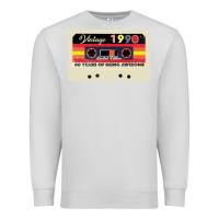 Dove Grey vintage 1990 60th birthday cassette 30 years old 60 years Premium Sweatshirt - Bettercallsaul