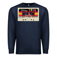 Navy vintage 1990 60th birthday cassette 30 years old 60 years Premium Sweatshirt - Bettercallsaul