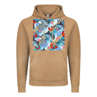 Vintage Camel dolphin and crab seamless pattern Vintage Hoodie - BundleAndBundleShop