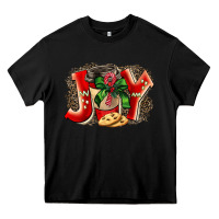 Black christmas joy coffee Heavy Core Tee - BarkalooDesign