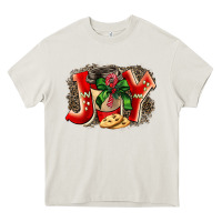 Cream christmas joy coffee Heavy Core Tee - BarkalooDesign