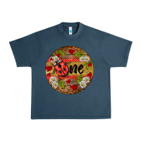 Midnight Navy ladybug one ornament Urban Heavy Tee - BarkalooDesign