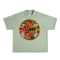 Oil Green ladybug one ornament Urban Heavy Tee - BarkalooDesign