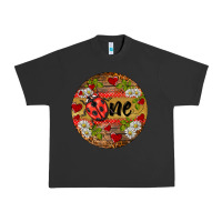 Pigment Black ladybug one ornament Urban Heavy Tee - BarkalooDesign