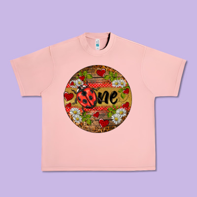 Ladybug One Ornament Urban Heavy Tee Designed By Barkaloodesign