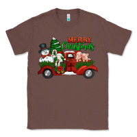 Chestnut merry christmas snowman and farm animals truck Classic Tee - Jasminsmagicworld