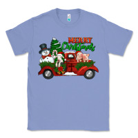 Colony Blue merry christmas snowman and farm animals truck Classic Tee - Jasminsmagicworld