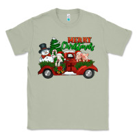 Matcha merry christmas snowman and farm animals truck Classic Tee - Jasminsmagicworld