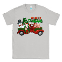 Moon Dust merry christmas snowman and farm animals truck Classic Tee - Jasminsmagicworld