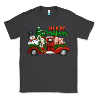 Smoke merry christmas snowman and farm animals truck Classic Tee - Jasminsmagicworld