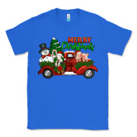 True Royal merry christmas snowman and farm animals truck Classic Tee - Jasminsmagicworld