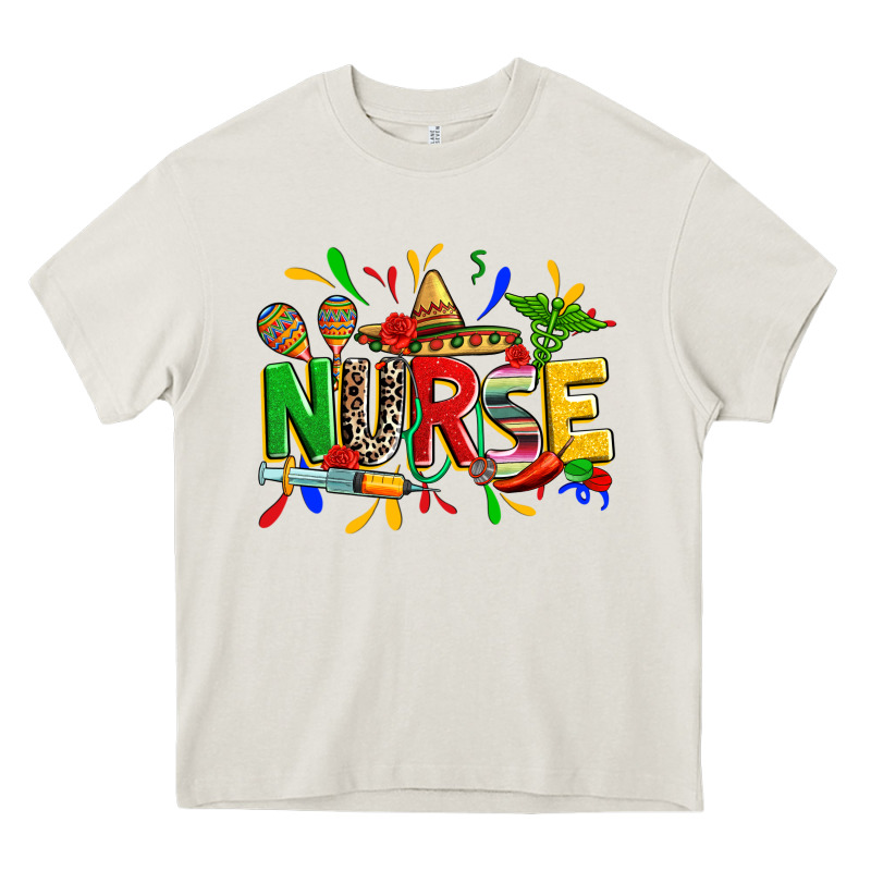 Cinco De Mayo Nurse Heavy Core Tee by Zillion Design Studio | Teevron