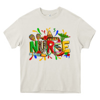 Cream cinco de mayo nurse Heavy Core Tee - Zillion Design Studio