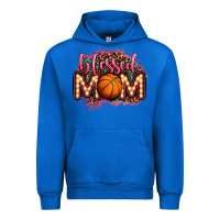 Cobalt blessed basketball mom lightbulb letters Urban Hoodie - OliviaCreatesArt