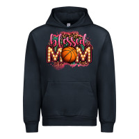 Navy blessed basketball mom lightbulb letters Urban Hoodie - OliviaCreatesArt