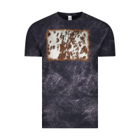 Cloud Black cowhide background Vintage Tee - AdoDesignShop